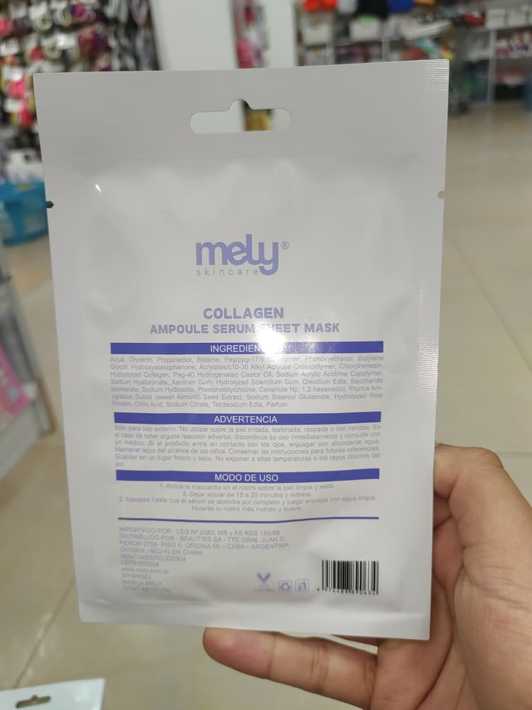 Mascarilla Facial Mely vista 2
