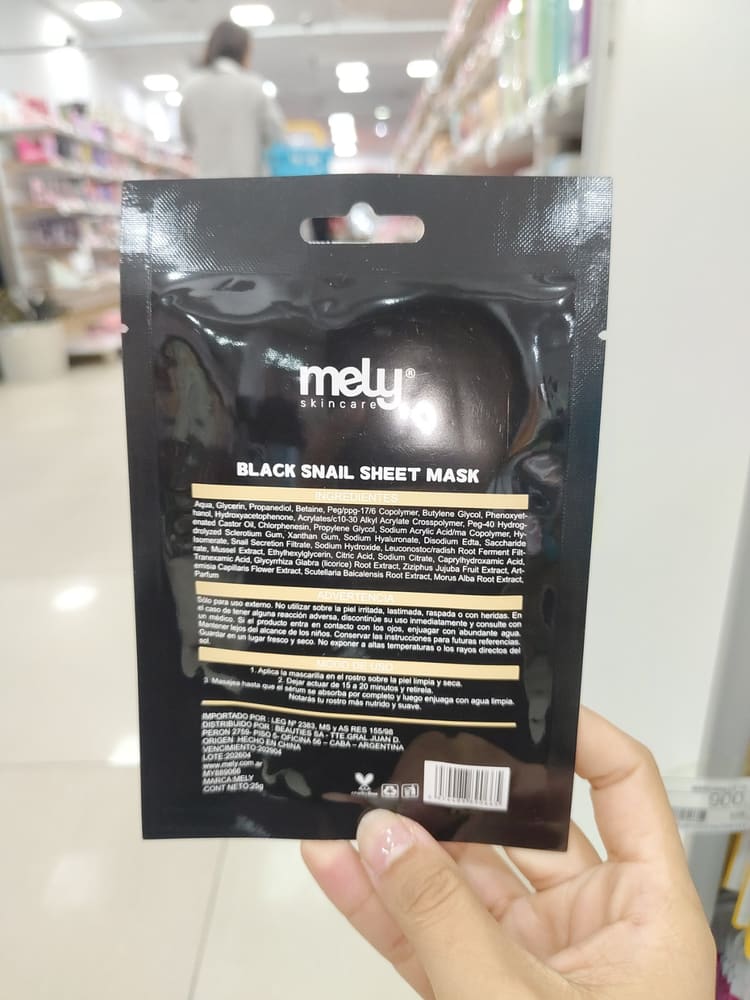 Mascarilla Facial Mely vista 2