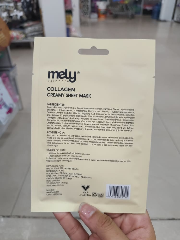 Mascarilla Facial Mely vista 2