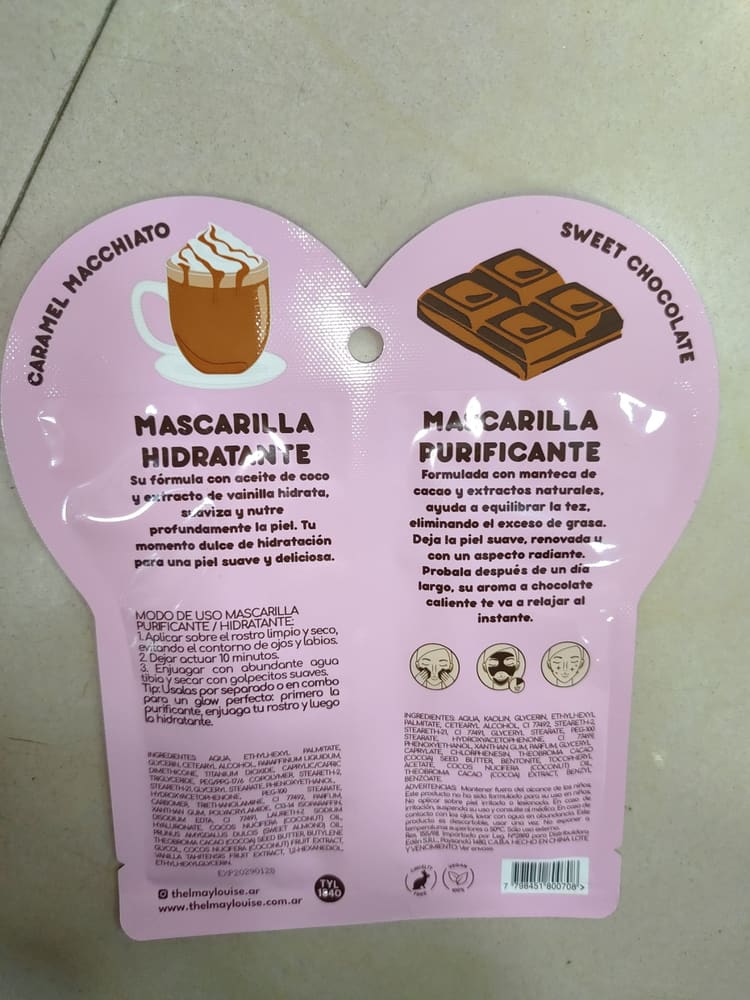 Mascarillas Faciales Duo Thelma & Louise vista 2